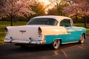 1955-chevrolet-bel-air-tess drive youtube-pinup girls