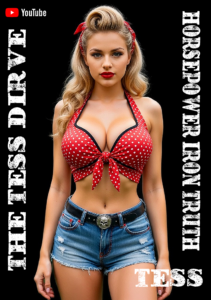 TESS DRIVE YOUTUBE-55 CHEVY-PINUP GIRL-FREE-TESS