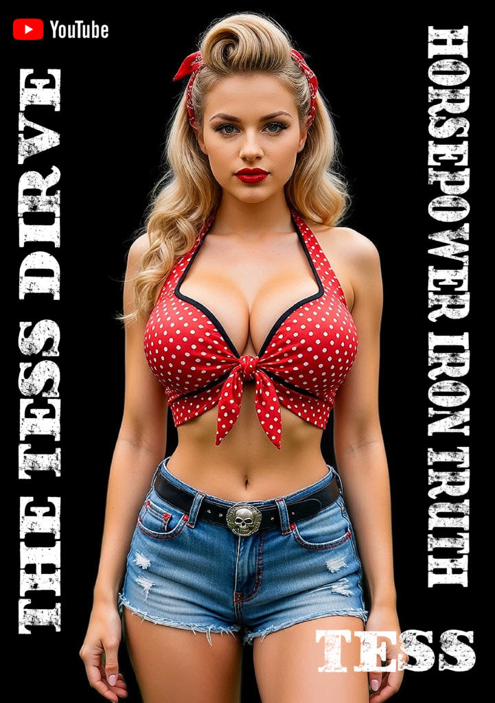 TESS DRIVE YOUTUBE-55 CHEVY-PINUP GIRL-FREE-TESS