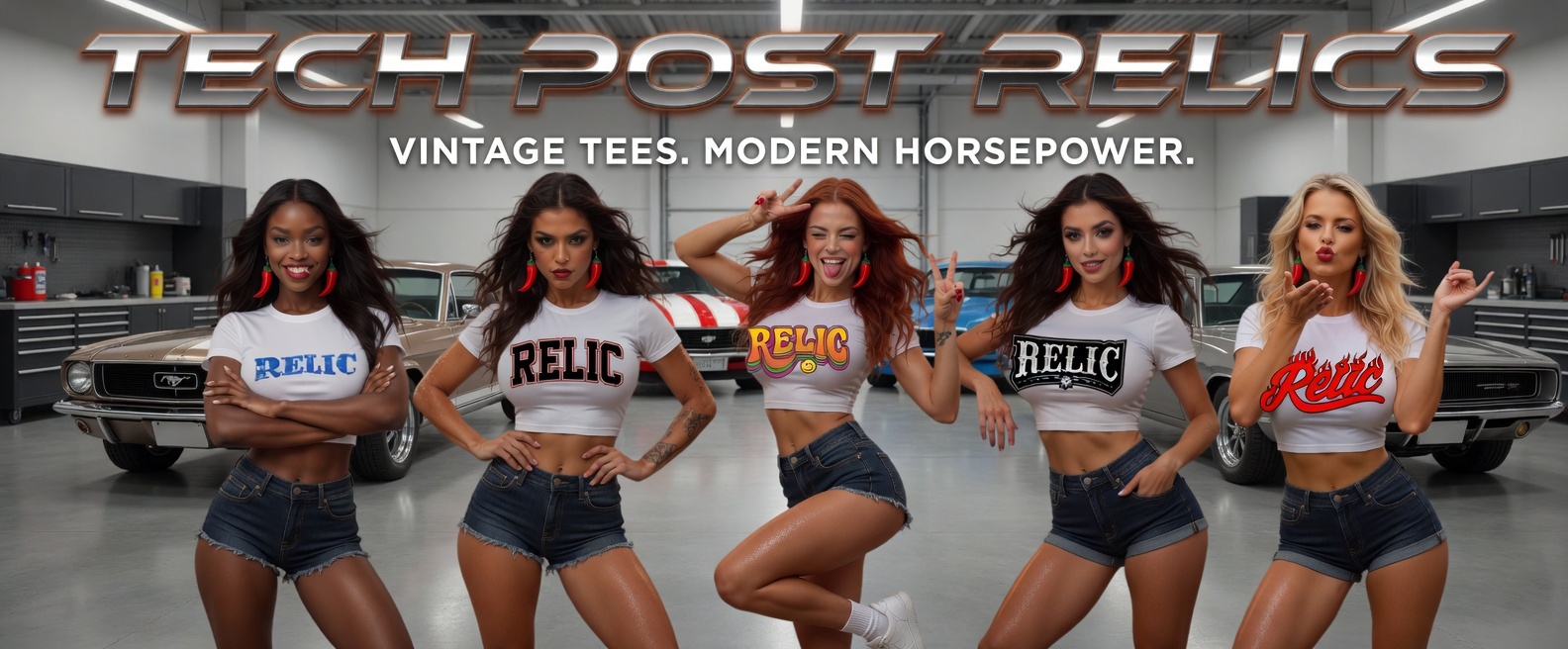 5 girls in a banner for technal post of what to buy and how to's