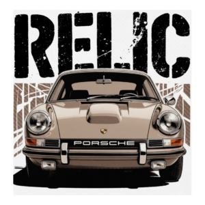Vintage Relic Porshe Destress Unisex Heavyweight Crewneck T-Shirt