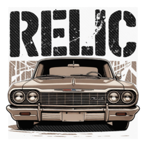 1964 Impala Relic Destress Unisex Heavyweight Crewneck T-Shirt