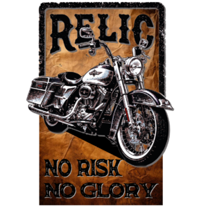 Relic No Risk No Glory Moto Unisex Heavyweight Crewneck T-Shirt