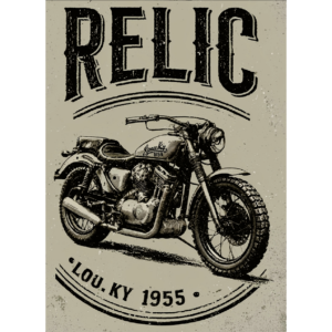 Vintage 1955 Moto Heritage Unisex Heavyweight Crewneck T-Shirt
