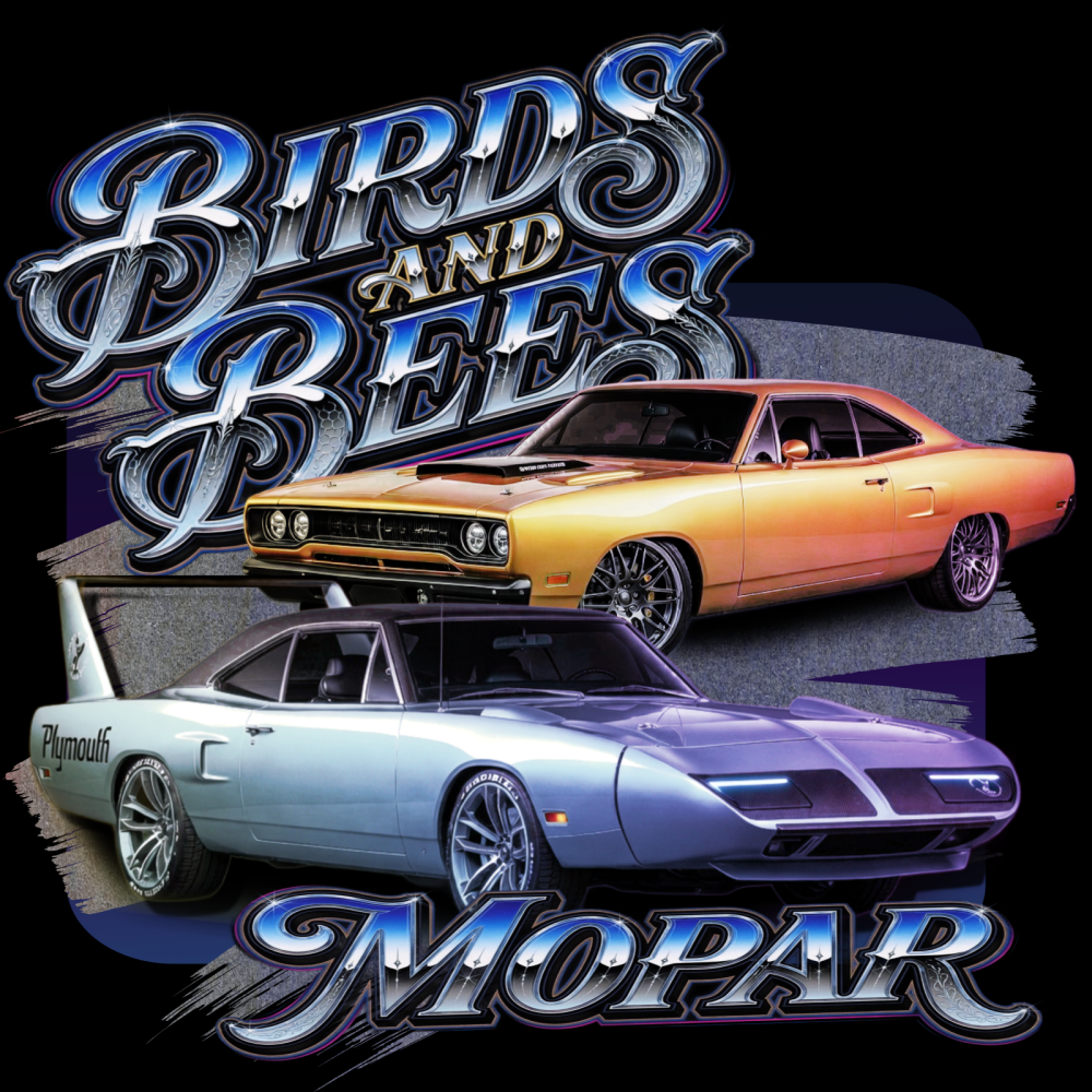 Mopar Birds and the Bees Classic Unisex Crewneck T-shirt