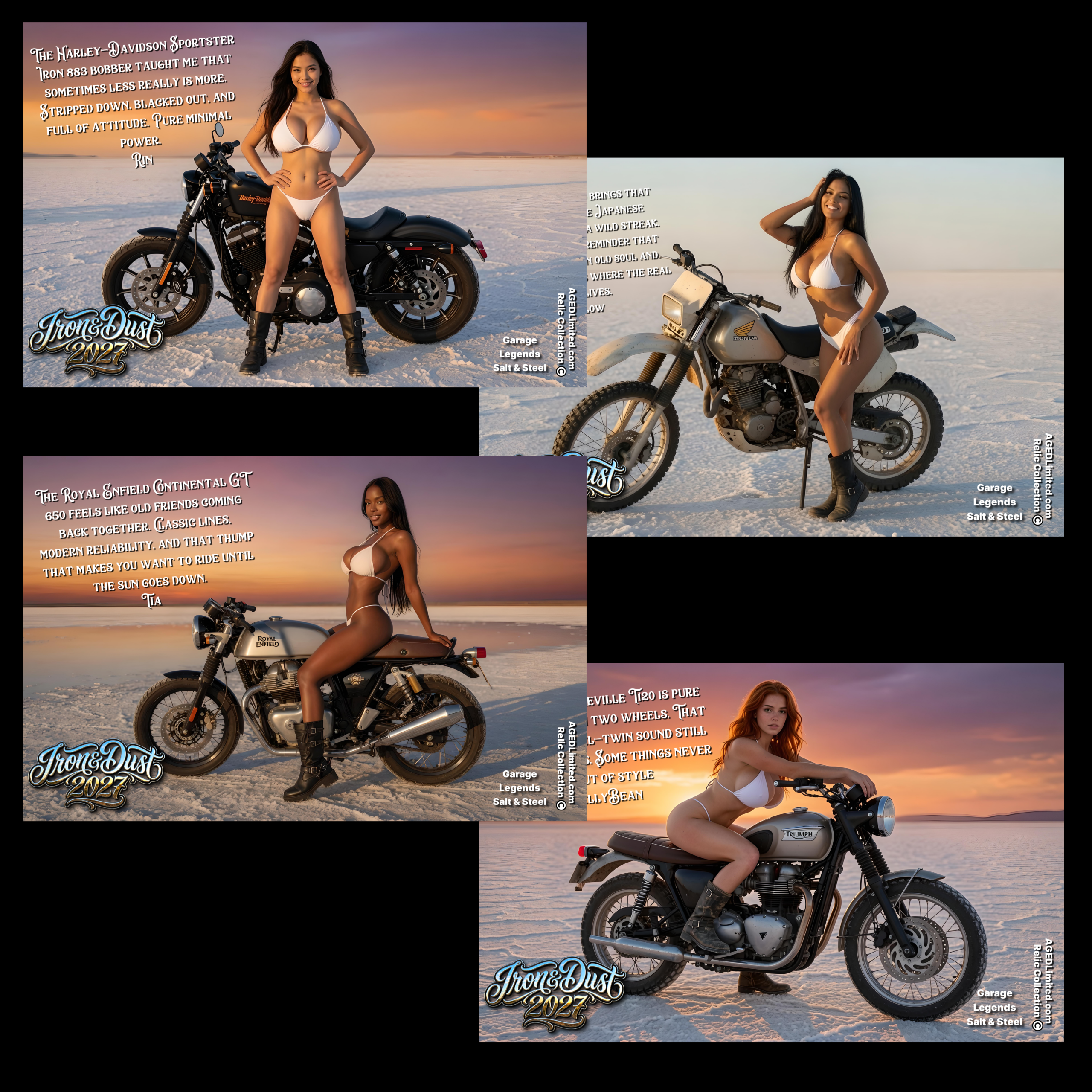 Iron & Dust Motorcycle Wall calendars 2027 (US & CA) - Image 4