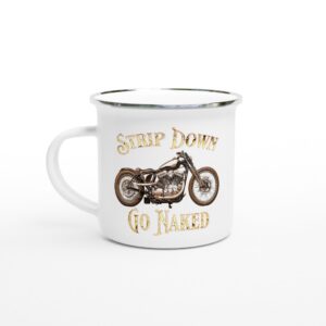 Relic Strip Down VintageWhite 12oz Enamel Mug