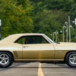 1969-Chevrolet-Yenko-Camaro-Prototype-exterior-003-Mecum-Auctions-Olympic-Gold